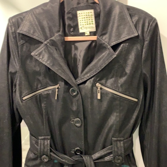 Belted Black Jacket - Picture 2 of 10